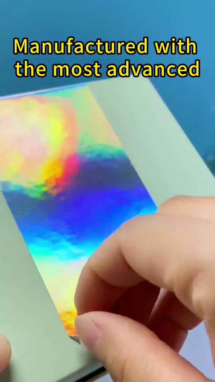 Film Rainbown de l'hologramme évident