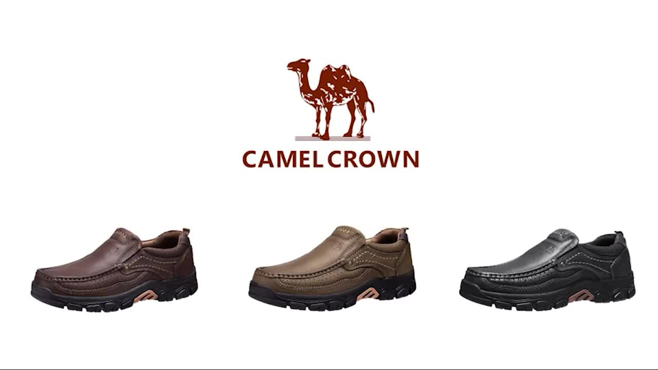 Sapatos casuais de camelo ao ar livre couro de couro macio resistente a desgaste em sapatos Sapatos de salfadores de salgadinhos confortáveis1 Sapatos1