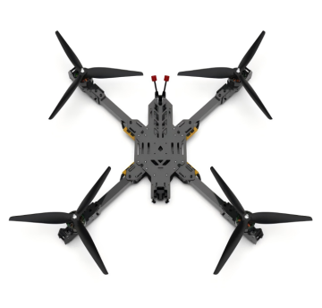 Fiber optic FPV drone