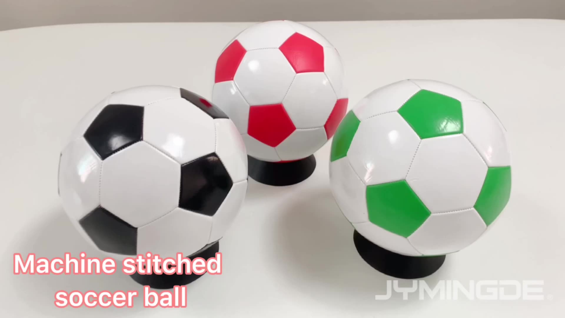 PU PVC Foot Balls Football Black and White1