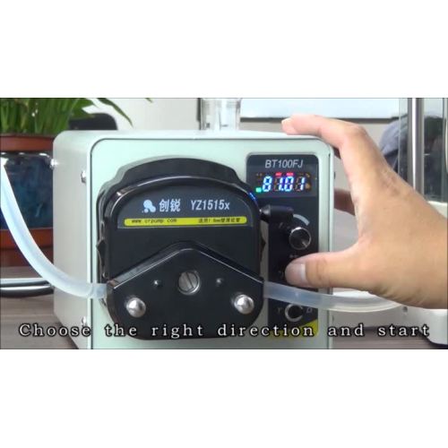 100FJ Peristaltic Pump Filling, less than 1 minute