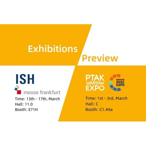 UWO is attending the WARSAW HVAC EXPO and ISH Messe Frankfurt, 2023