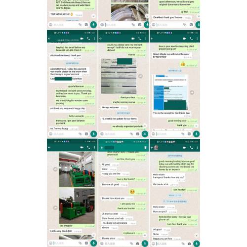 Revisões de clientes da máquina de reciclagem de pneus