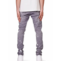 Street Wear Hip Hop Quality Paint Splatters Skinny Disteded Jeans For Men1