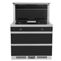 All-in-One Cookware: Multifunctional Stove with Range Hood and Disinfection Cabinet1