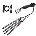 RGB Remote 5050 Car Interior LED Strip Lights1