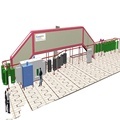 automatic paint robot Powder coating equipment   Automated electrostatic powder coating system for store racks cabinet1