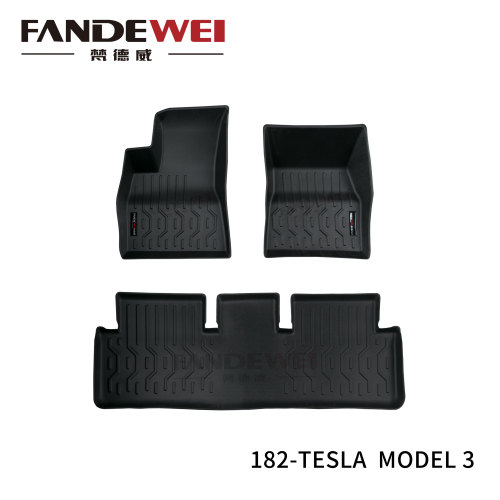 Fandewei 3d TPV Rubber Car Floor Mat