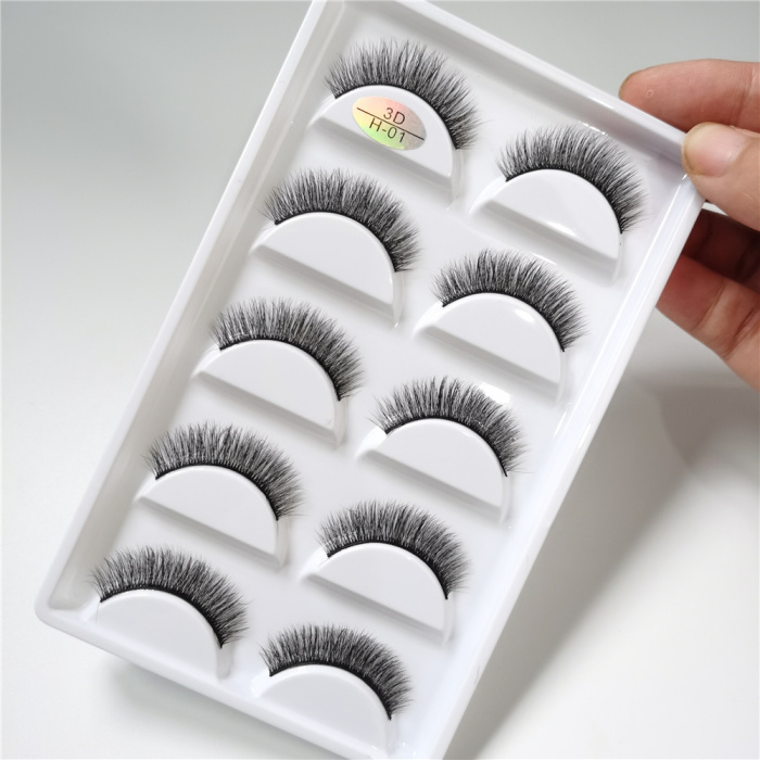 5 pairs natural looking false eyelashes