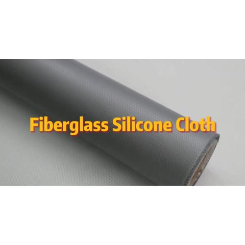 Orange single-sided silicone cloth