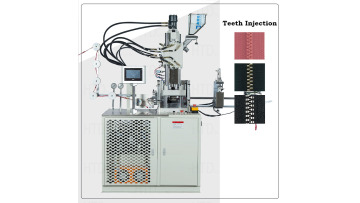 fully automatic plastic zipper teeth injection machine with servo motor
