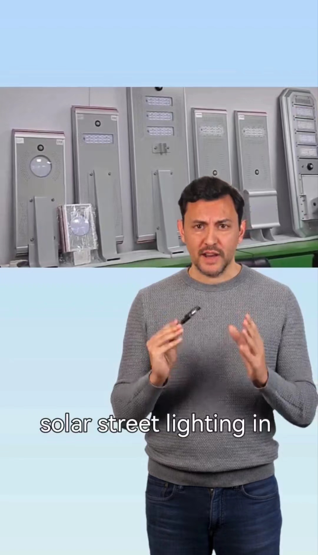 réverbère solaire extérieur