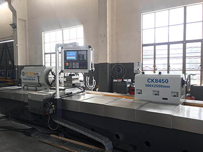 เครื่องกลึงม้วนม้วน CK8450 CNC, การตัดเฉือนแบบม้วนได้ง่าย