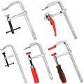 Professional F Clamp with Quick Screw Guide Rail System: Enhancing Precision in Woodworking Table Applications1