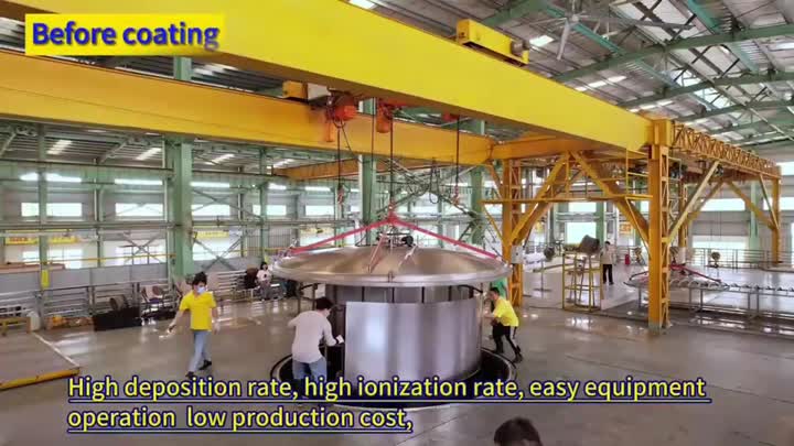TG multi arc ion hardware accessory coating machine