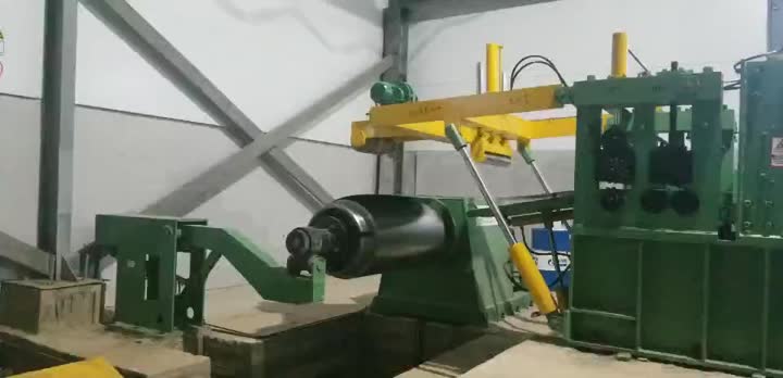 Hot Sale 3 x 1250 Steel Coil Slitting Line Russia.mp4