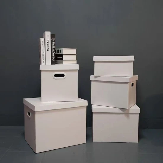 Gran caja de almacenamiento de papel, tecnología madura, alta calidad, bajo precio, adecuado para empaquetado a gran escala de hogares/electrónicos/cosméticos/ropa1