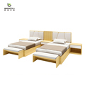 Custom-Made Luxury Hotel Bedroom Sets - Wooden Hotel Beds with Storage1