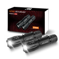 Helius Telescopic Zoom LED Torch - Bright, Compact, and Tactical1