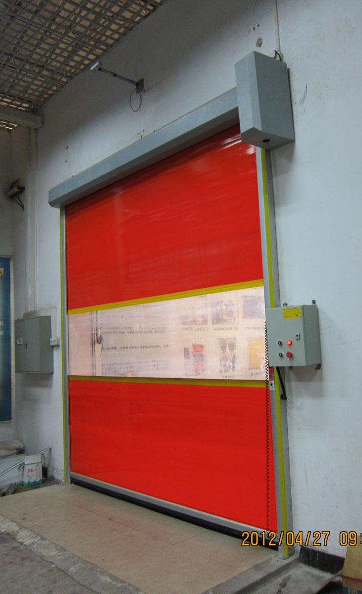 Safety protection sensors of PVC rapid roller door