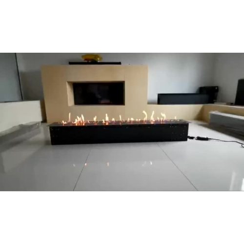 smart ethanol fireplace  black