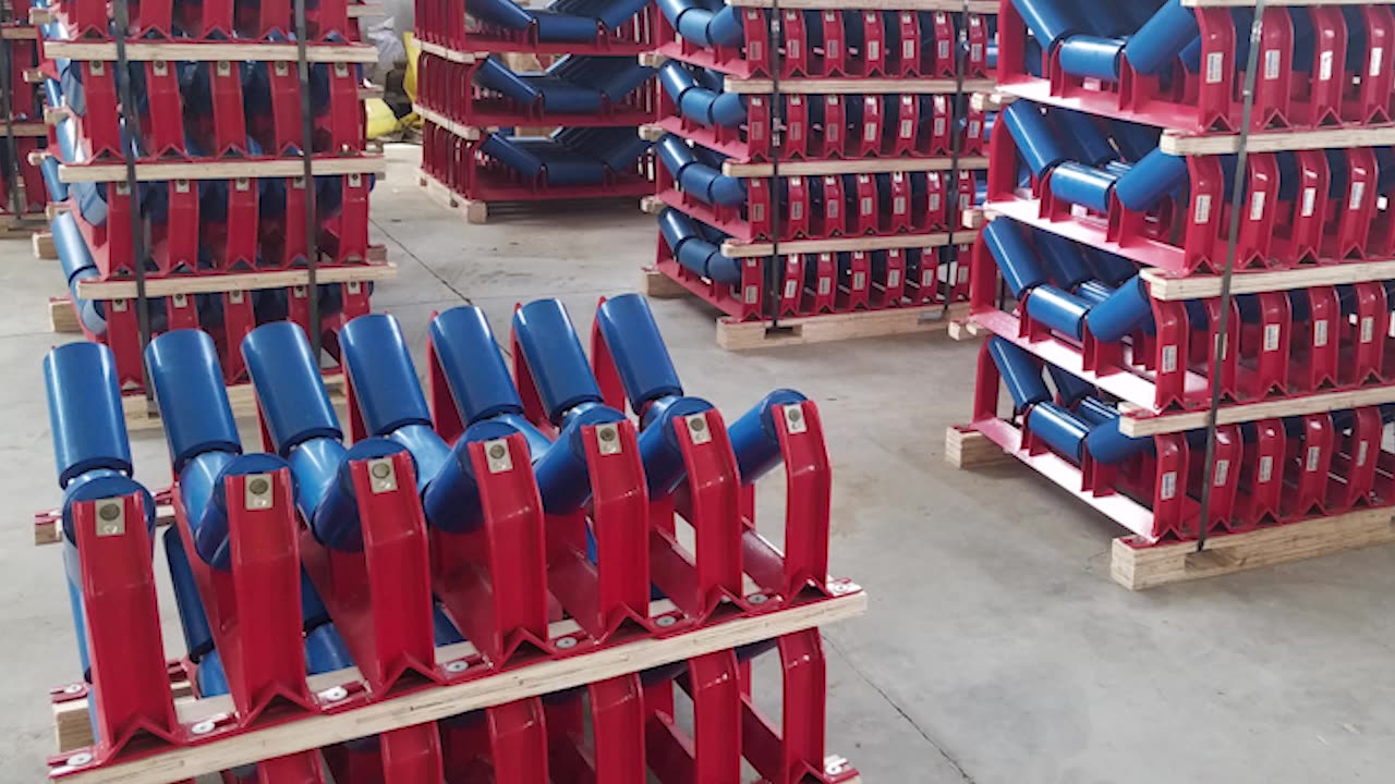 Конвейер return Rotler Roller Conteyer Self -Cliping Rubber Spiral Roller для угольного майнинга1