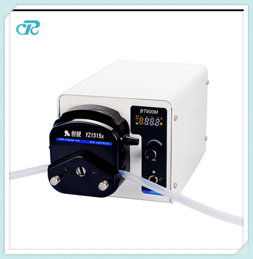 Peristaltic pump with tygon tube transfer oil