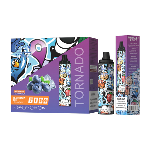 2-Randm Tornado 6000 Vape descartável