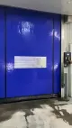 Puertas enrollables de almacén de alta velocidad con cremallera