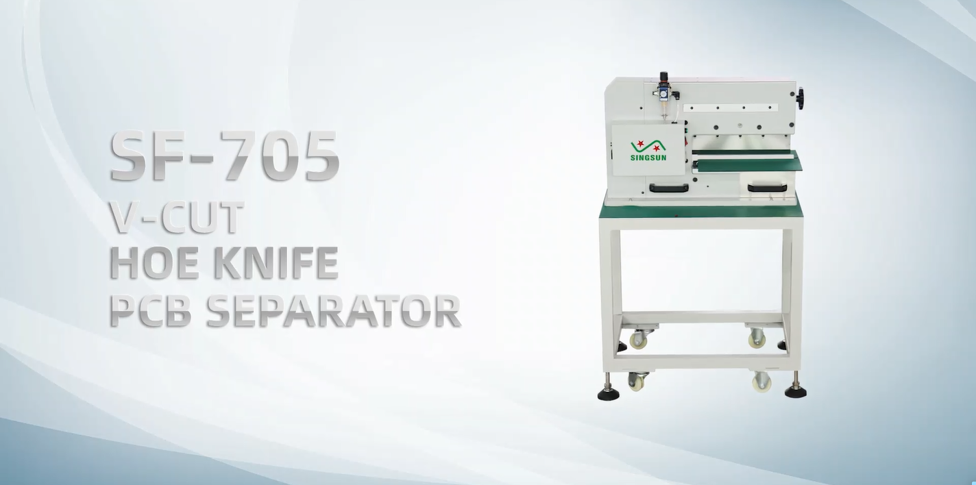 SF-705 V-CUT HOE KNIFE PCB SEPARATOR