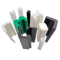 High Quality White Profiles Abs pp Hdpe Ldpe Uhmwpe Pvc Upvc Inward Tilt and Turn Ow Corner Plastic Extrusion Profile1