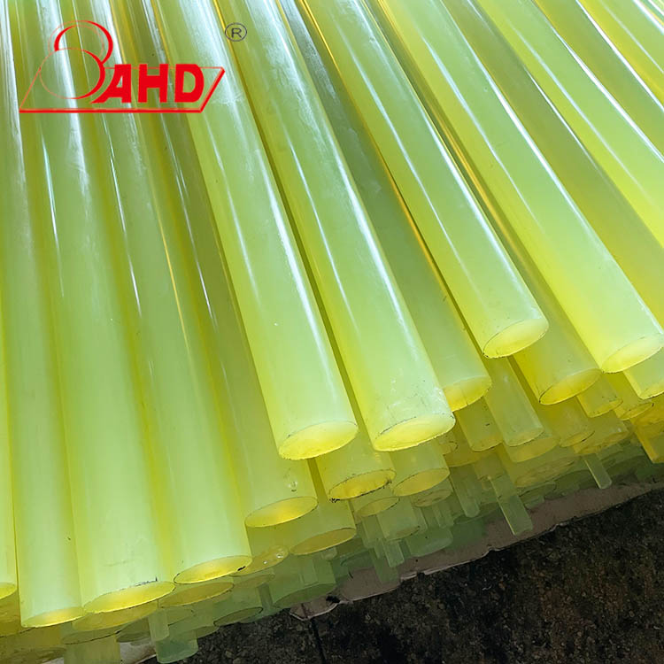 90A Custom polyurethane product Rubber PU mold springs Polyurethane rod pu bar