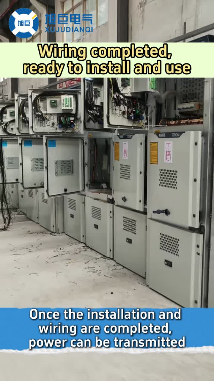 Painel de distribuição revestido de metal de 12kV – fiação de precisão, conexões confiáveis