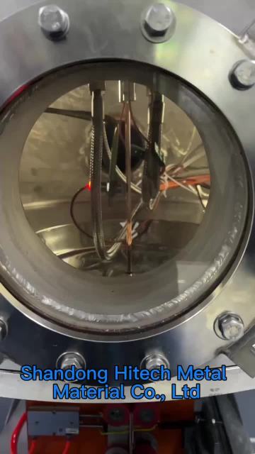 Vacuum casting Purity copper rod Production 02