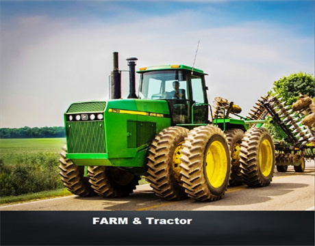 Αγρόκτημα και τρακτέρ