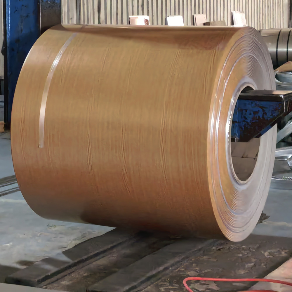 Logam Filem Bersalut Warna Alam Kuning