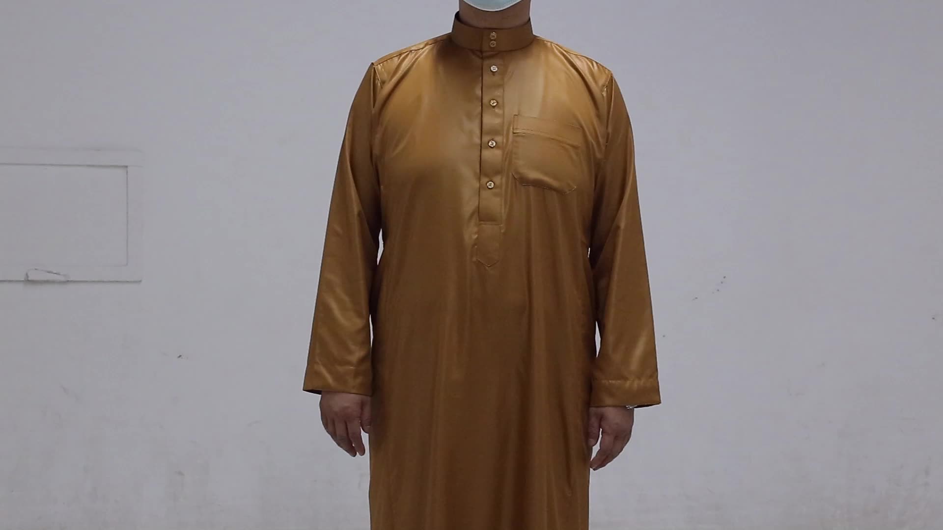 Gli uomini islamici indossano thobe/musulmano lungo kurta/jubbba all&#39;ingrosso/thawb1