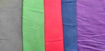 two side brushed fleece fabric
