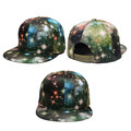 Galaxy Blue Starry Sky Adjustable Cap for Kids and Unisex Hip Hop Style1