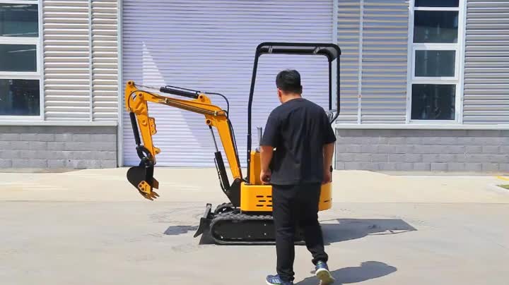 Excavator kecil 1 ton fleksibel dan baru dirancang