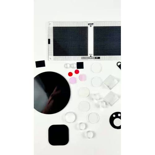 Lentille cylindrique en verre filtrant ND en verre imprimé en soie