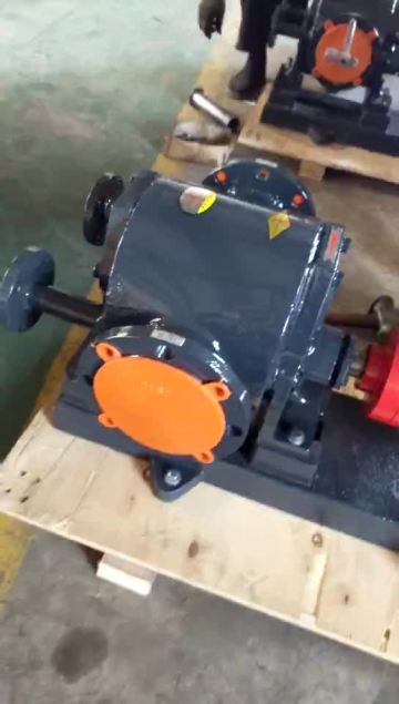 WQCB positive displacement pump hot insulation type gear pump asphalt pump1