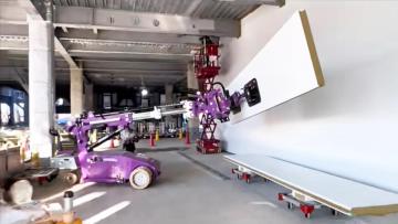 Cleanroom Sandwich Panel installaton robot