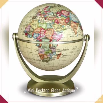 Mini Desktop Globe Antique