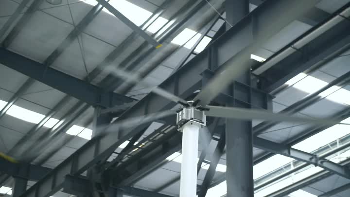 High power vertical fan for workshop