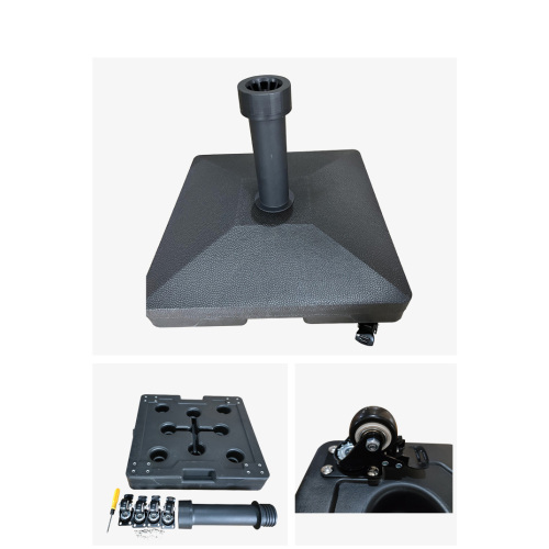 Прочная квадратная водная основа объемом 16 л для уличных зонтов