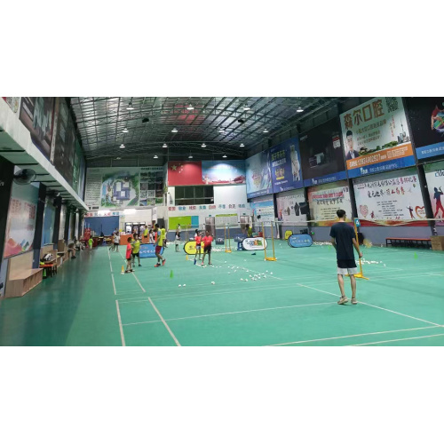 Playing badminton every Wednesday