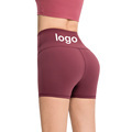 Wholesale High Waisted Biker Shorts: Anti-Curling Tummy Control Sports Leggings Perfect for Cycling & Yoga1