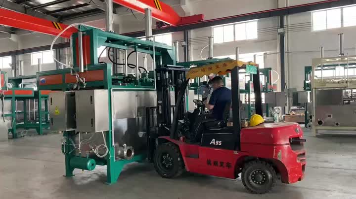 Máquina de formação de alimentação de dupla estação de dupla estação (equipamento de fabricação de celulose)