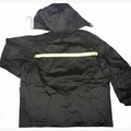 Black Oxford Cloth Outdoor Work Protective Raincoat1